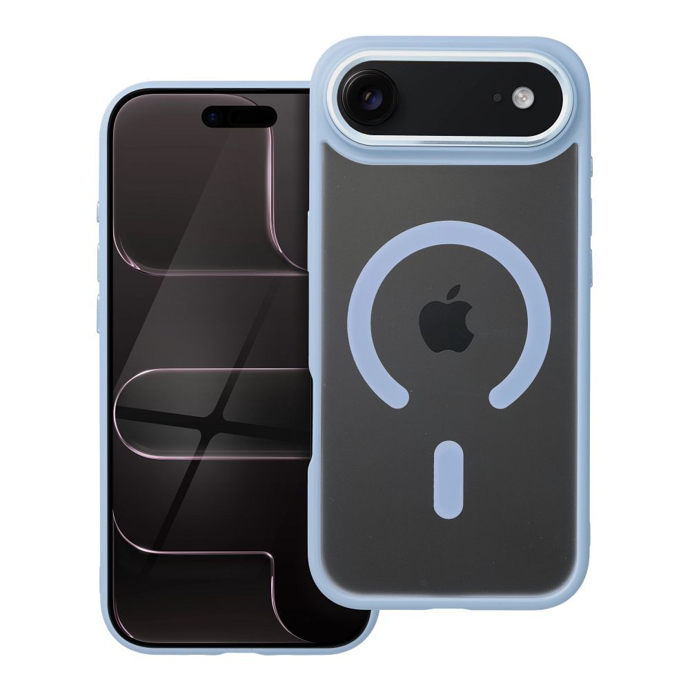 MATTE MAG COVER magnetinis dėklas telefonui, suderinamas su MagSafe, skirtas IPHONE 17 Air, mėlynas