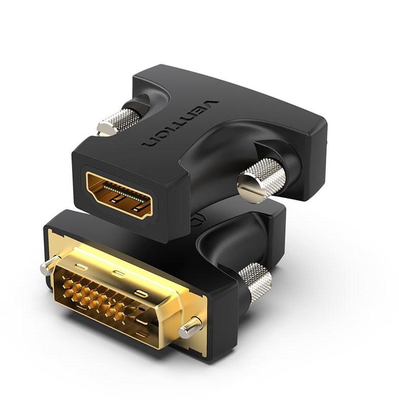 Adapteris HDMI į DVI juodas Vention