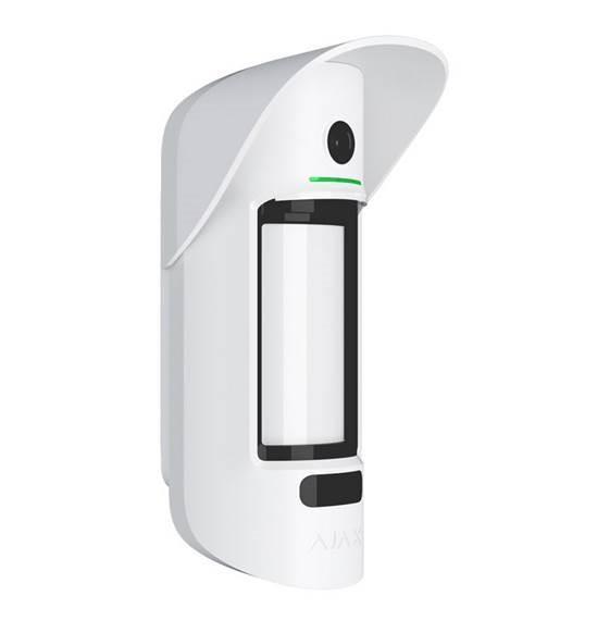 Ajax MotionCam Outdoor judesio detektorius, baltas