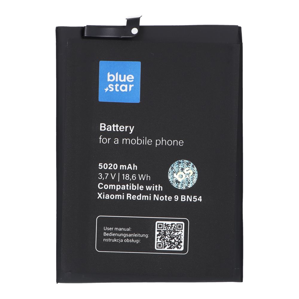 Baterija Xiaomi Redmi Note 9 (BN54) 5020 mAh Blue Star