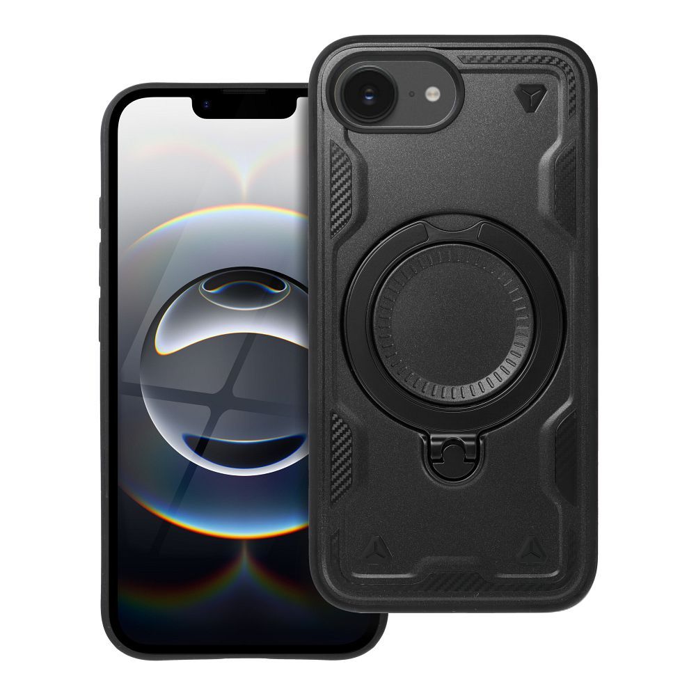 Dėklas FROST ARMOR IPHONE 16e (SE 4 2025) juodas
