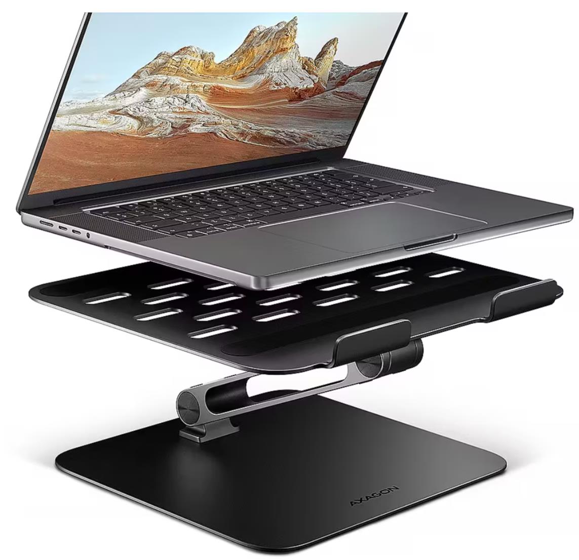 Nešiojamo kompiuterio stovas 10-17.3" Aliuminis HQ STND-LQB Axagon