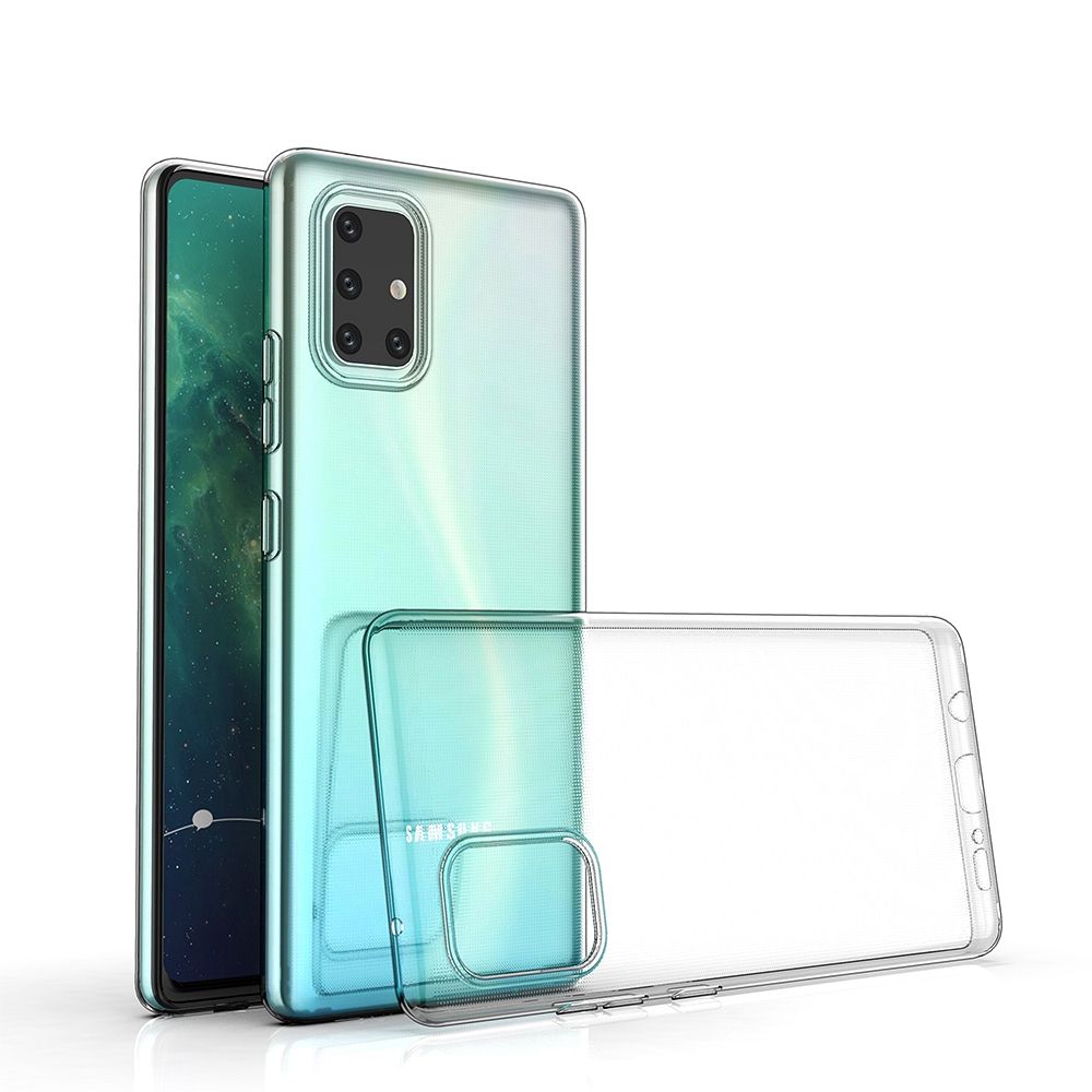 Dėklas telefonui 2 mm BOX SAMSUNG A71 skaidrus