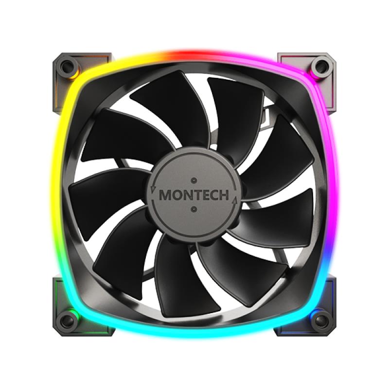 Montech korpuso ventiliatorius 120mm RX120 PWM juodas