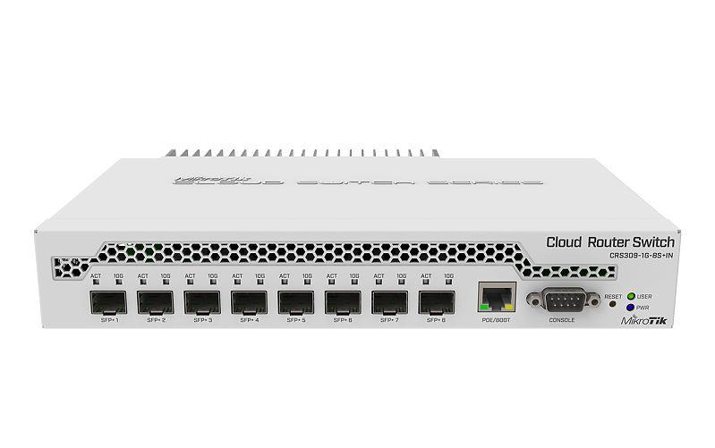 Komutatorius MIKROTIK CRS309-1G-8S+IN 8xSFP+