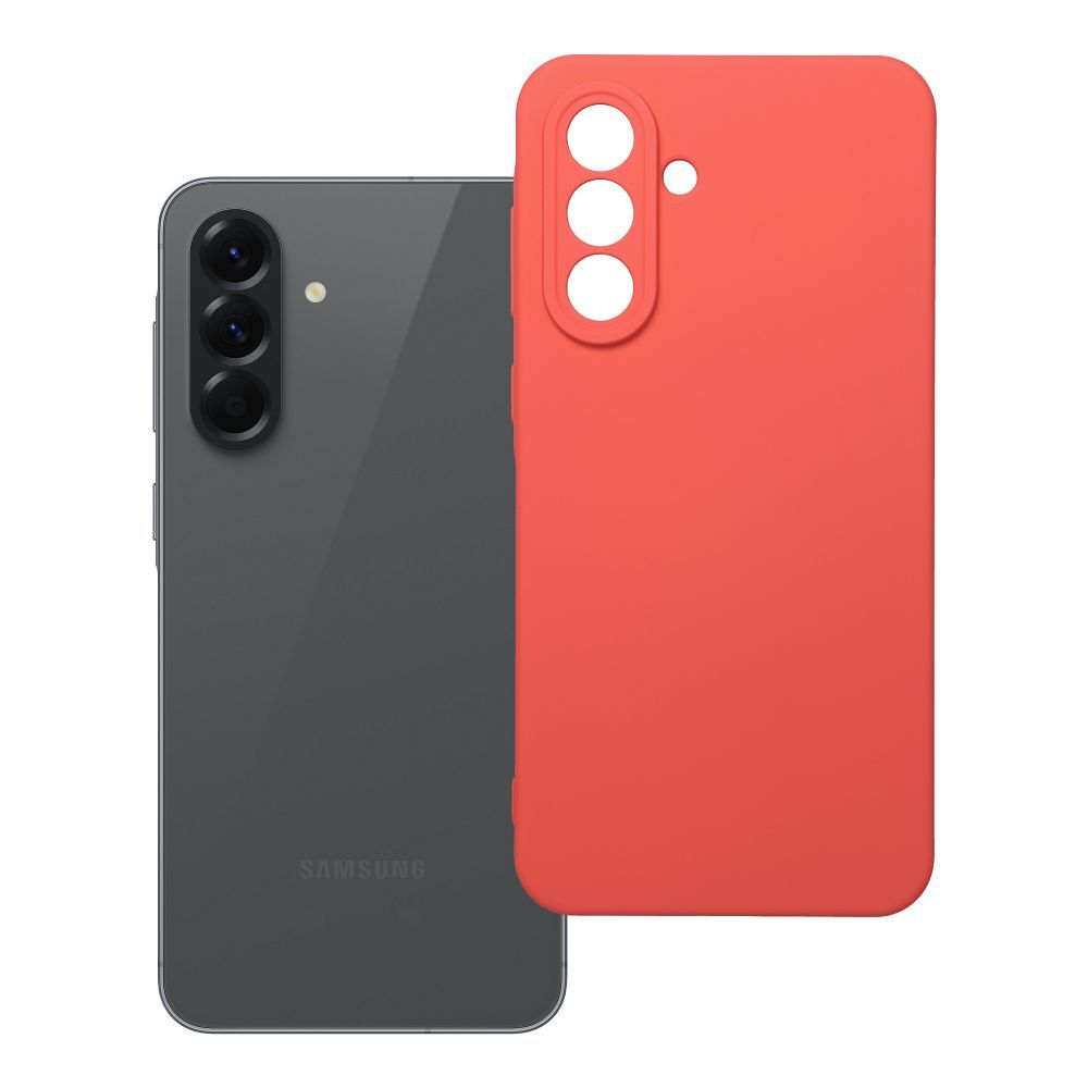 SILIKONINIS dėklas telefonui SAMSUNG A56 5G persikinis