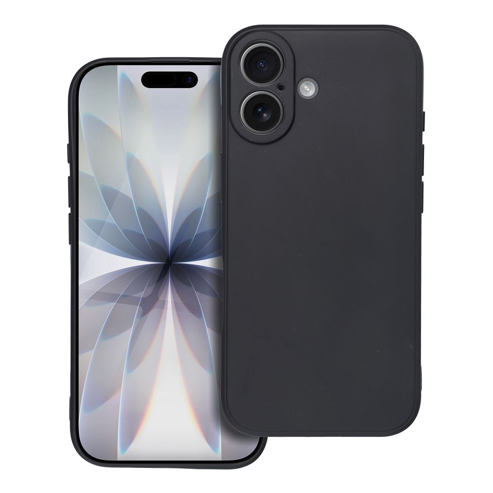 Matinis dėklas telefonui (m) IPHONE 17 - juodas