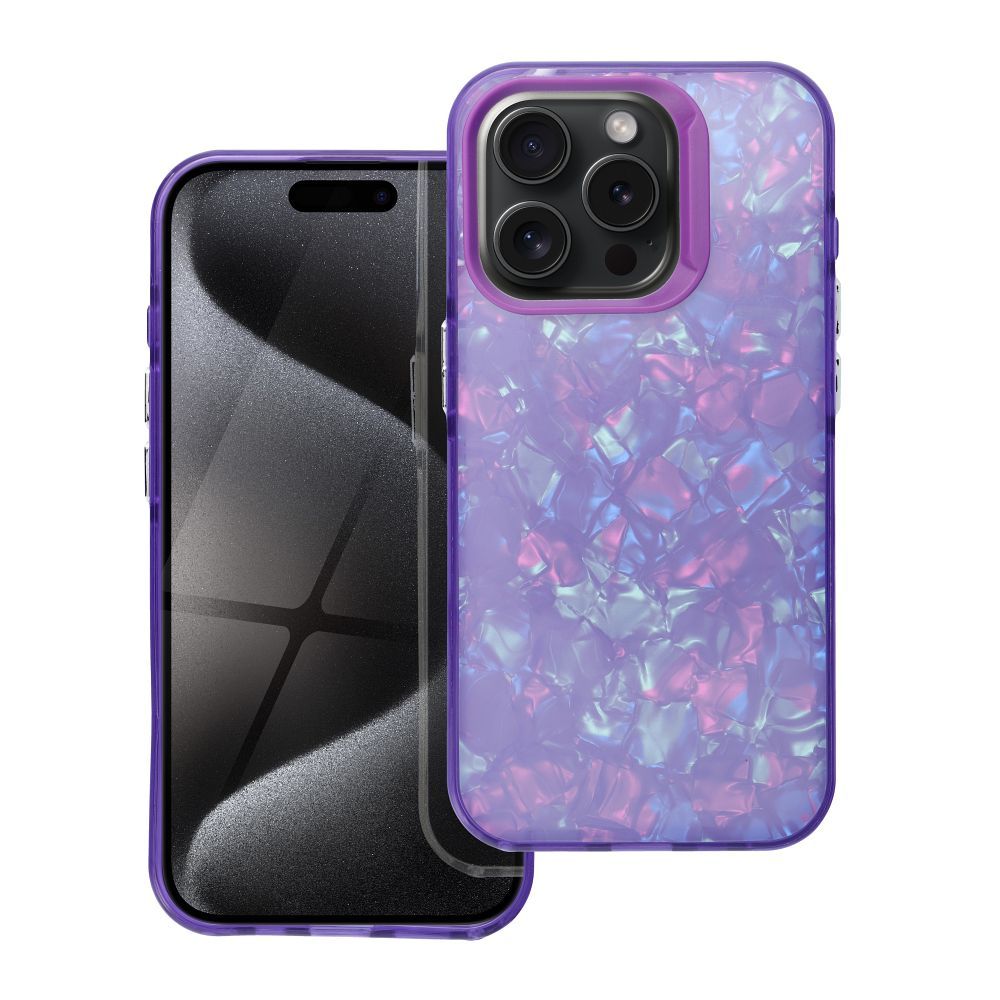 TUTTI FRUTTI dėklas IPHONE 15 PRO violetinis