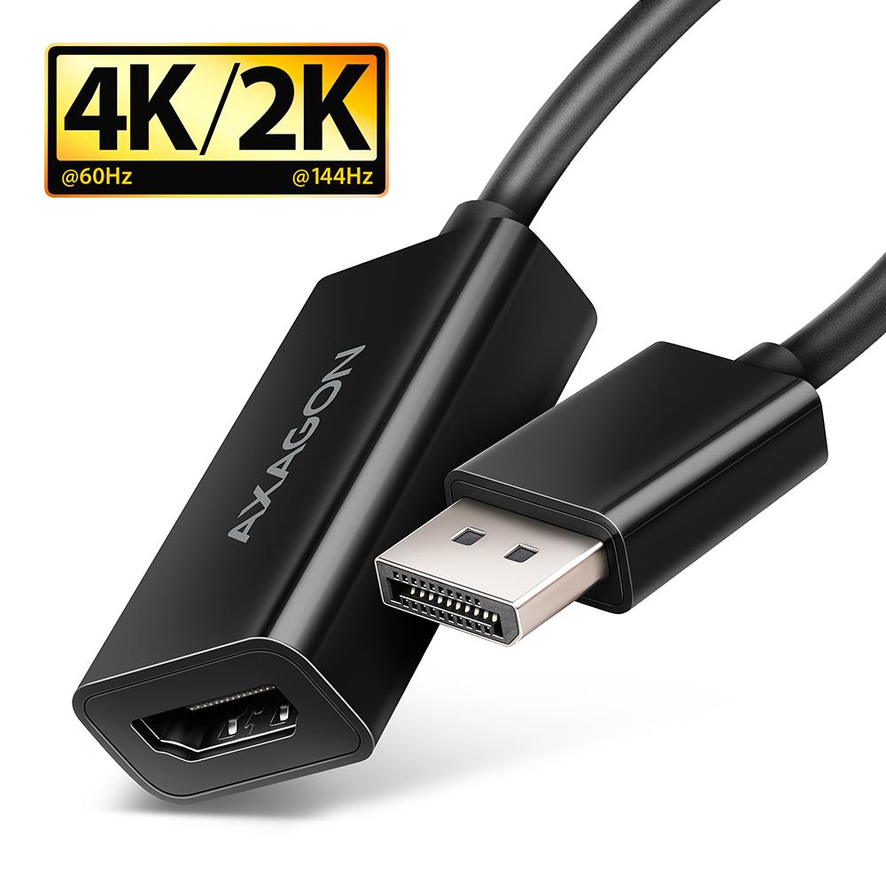 Axagon DP į HDMI adapteris 0.15m RVD-HI20N