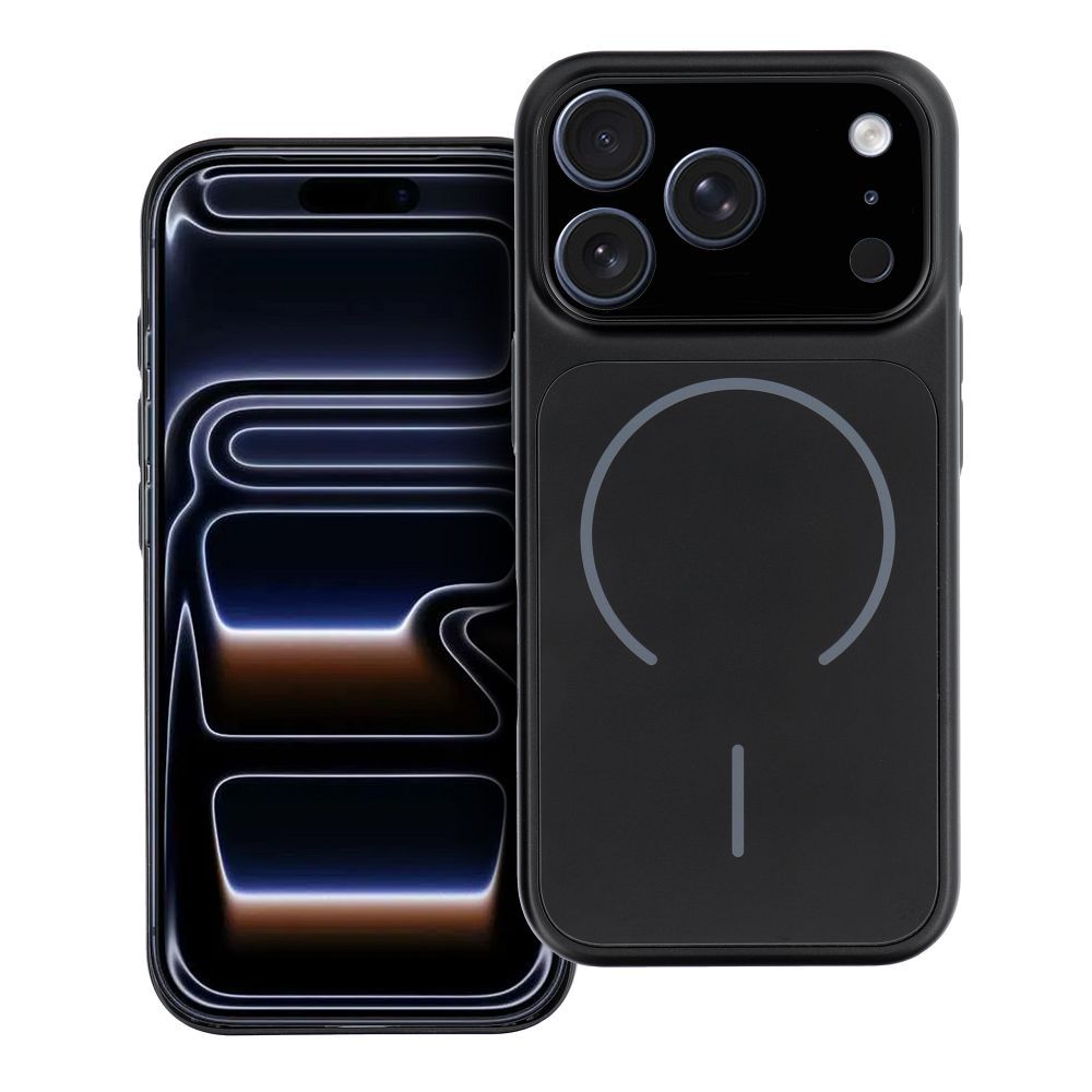 Dėklas MAKE 17 (MagSafe) skirtas iPhone 15 juodas