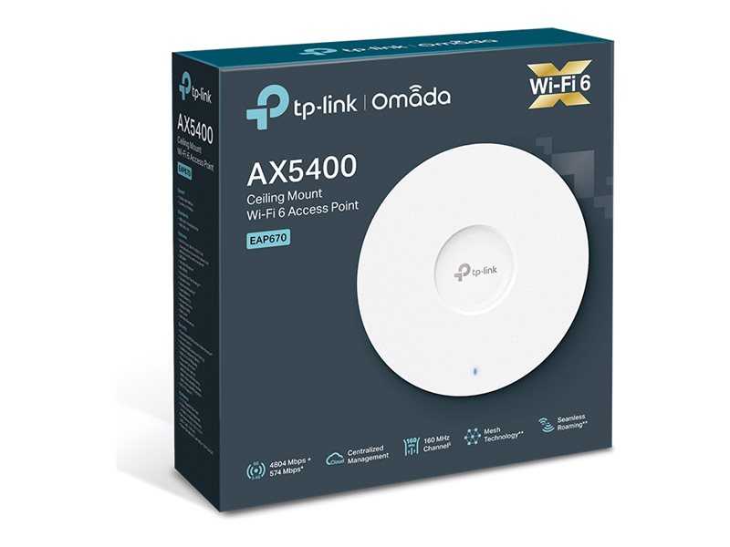 TP-Link AX5400 dviejų dažnių juostų Wi-Fi 6 prieigos taškas