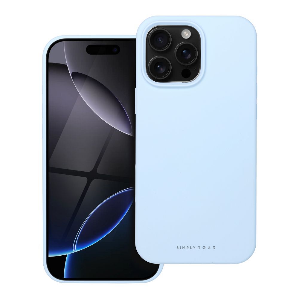 ROAR dėklas CLOUD SKIN telefonui IPHONE 16 Pro Max šviesiai mėlynas