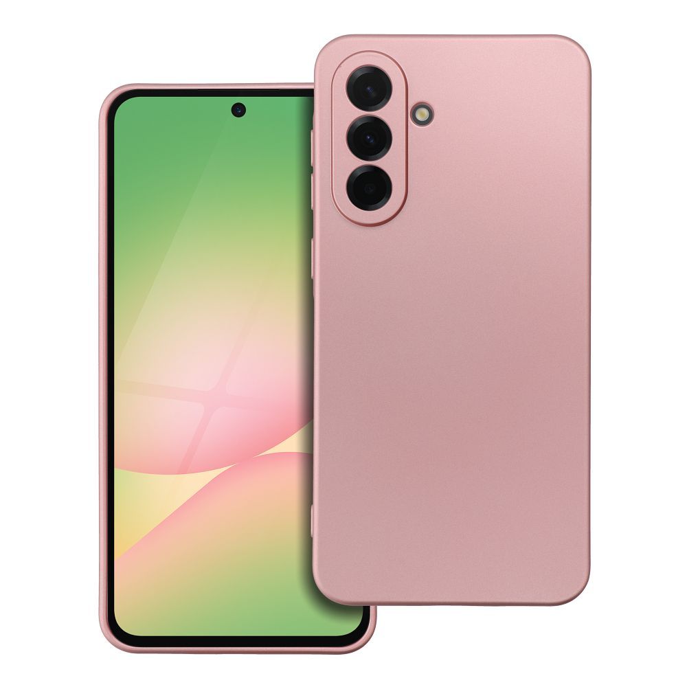METALLIC dėklas telefonui SAMSUNG A56 5G rožinis
