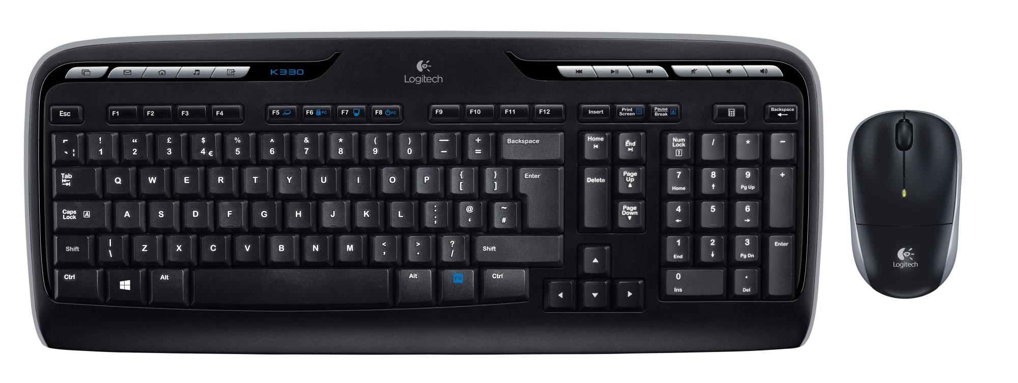 Logitech MK330 klaviatūra + pelė rinkinys (EN) 920-003989