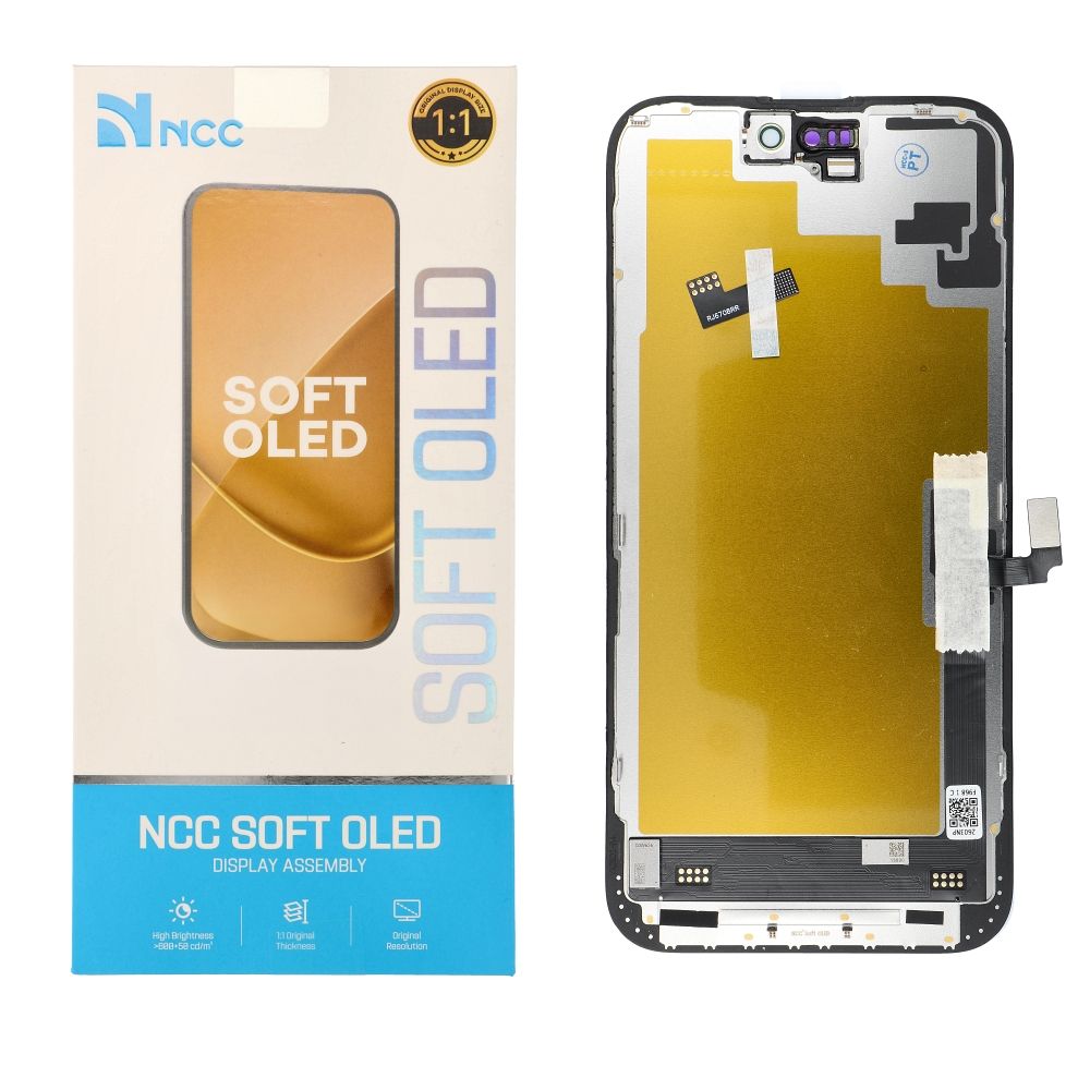 NCC LCD ekranas iPhone 16 Plus Soft Oled (palaiko IC perkėlimą)
