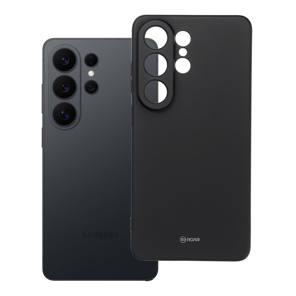 ROAR dėklas telefonui COLORFUL JELLY skirtas SAMSUNG S26 Ultra juodas