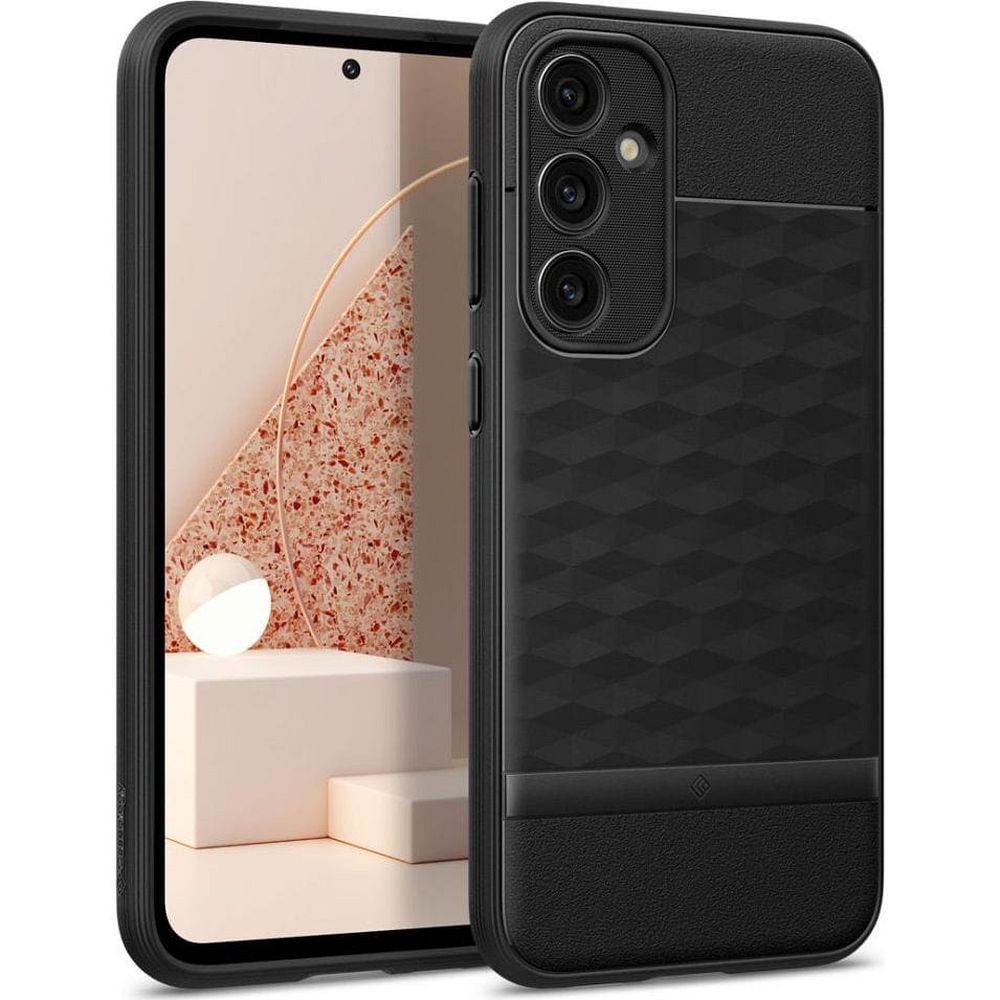 Caseology Parallax dėklas telefonui Samsung Galaxy S23 FE - matinė juoda