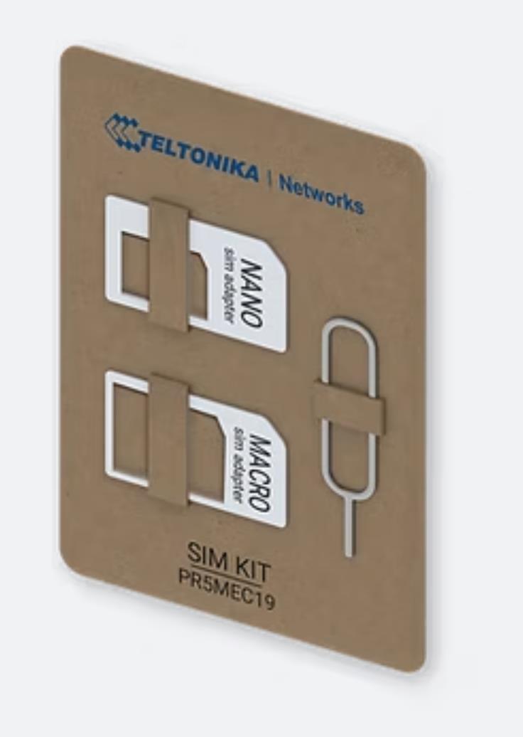 Teltonika PR5MEC19 SIM kortelių adapterių rinkinys