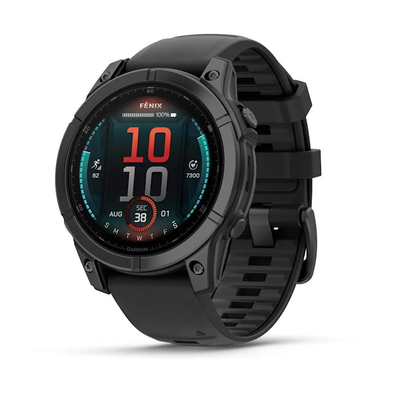 Išmanusis laikrodis Garmin Fenix E 47mm pilkas/juodas