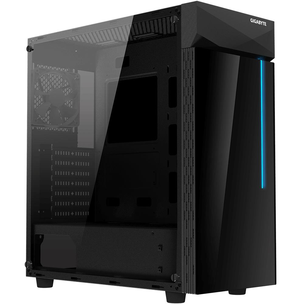 Gigabyte C200 Glass Kompiuterio korpusas MidiTower ATX MicroATX MiniITX Juodas