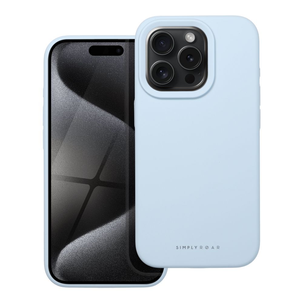 Roar Cloud Skin silikoninis dėklas iPhone 15 Pro Light