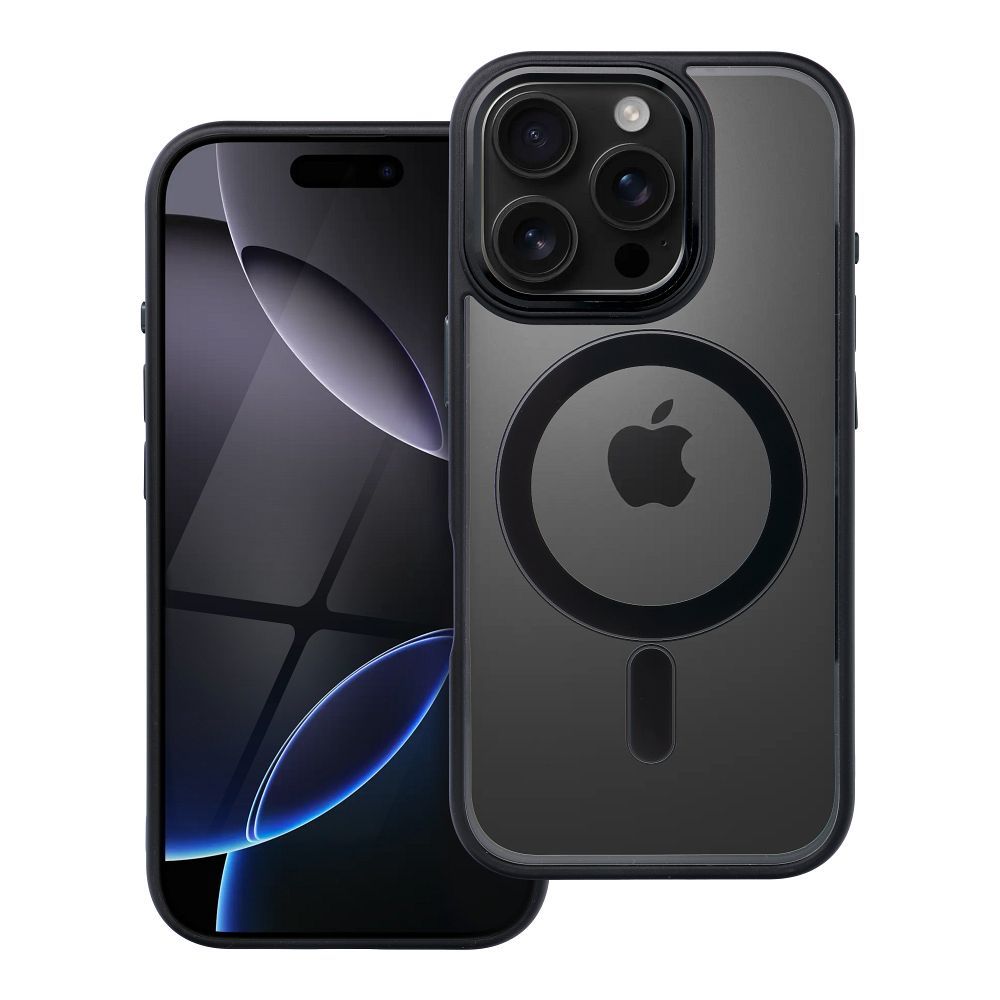 Dėklas Color Edge Mag Cover (MagSafe) skirtas iPhone 16 Pro juodas