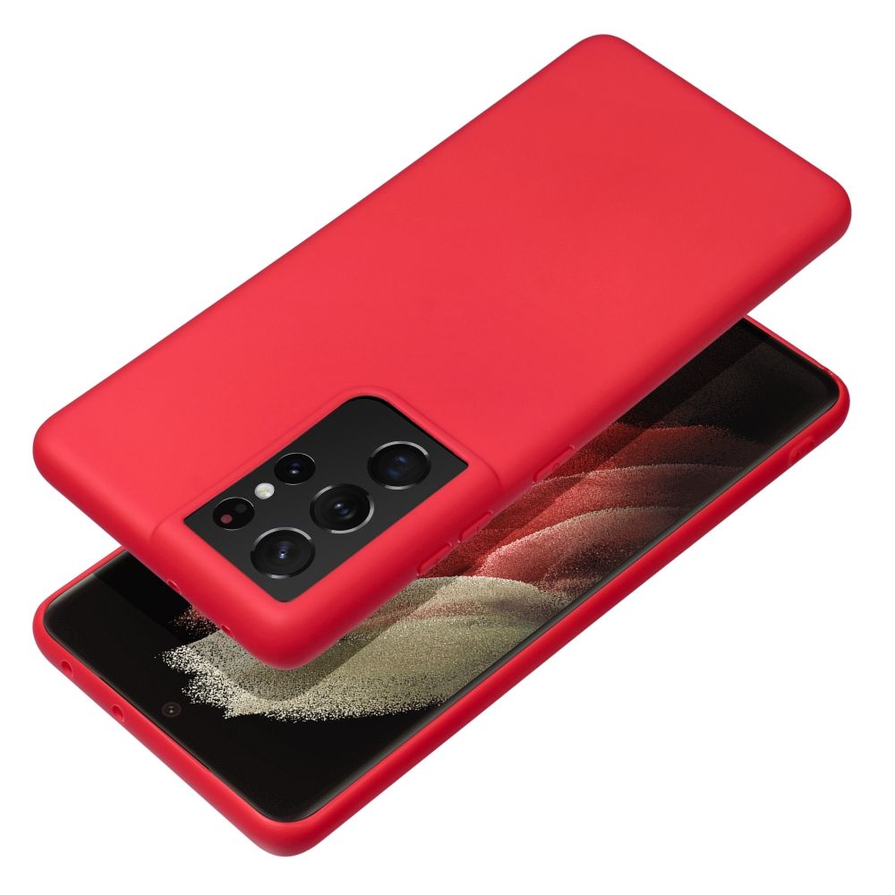 Мягкий чехол для Samsung A37 5G красный