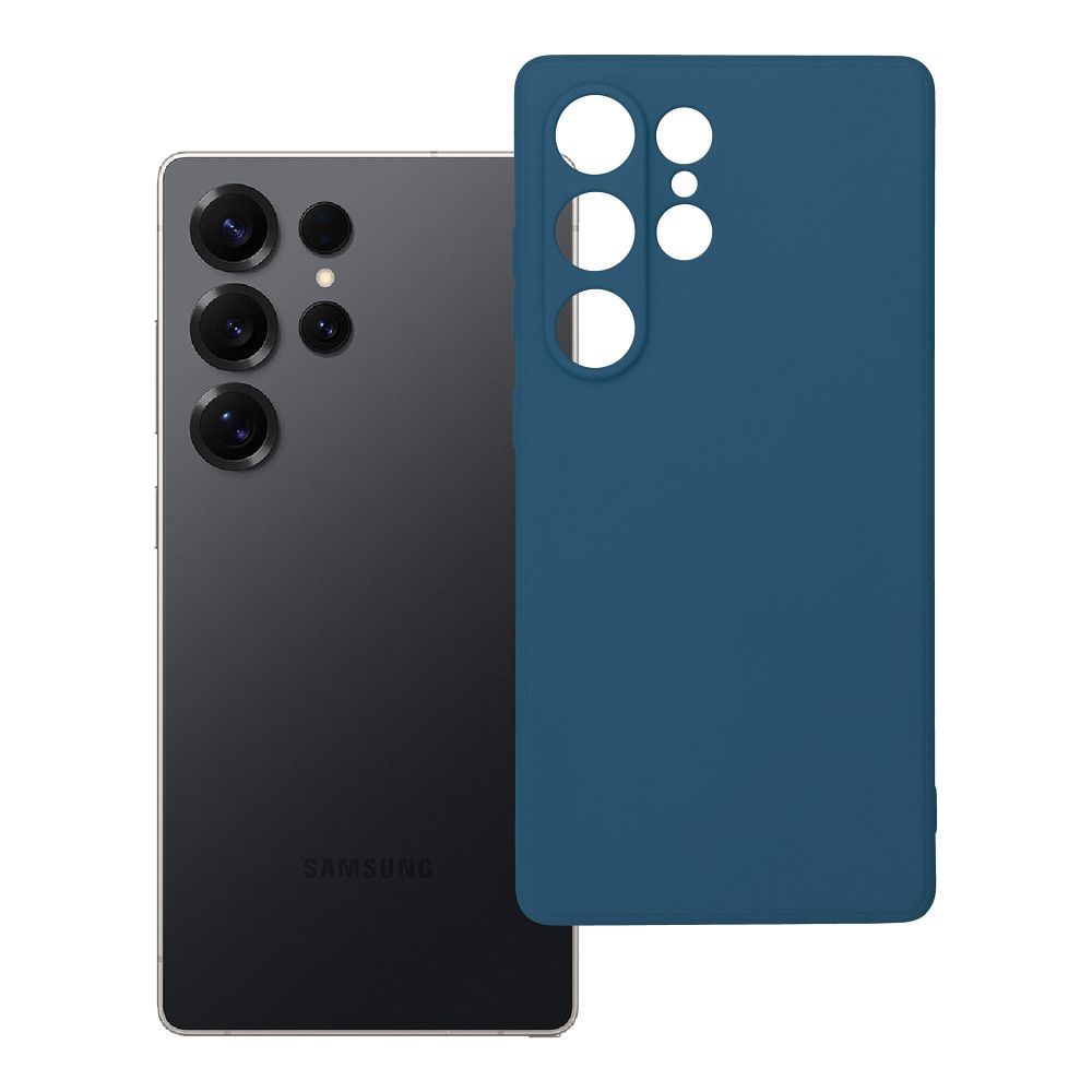 Minkštas dėklas telefonui SAMSUNG S25 Ultra tamsiai mėlynas
