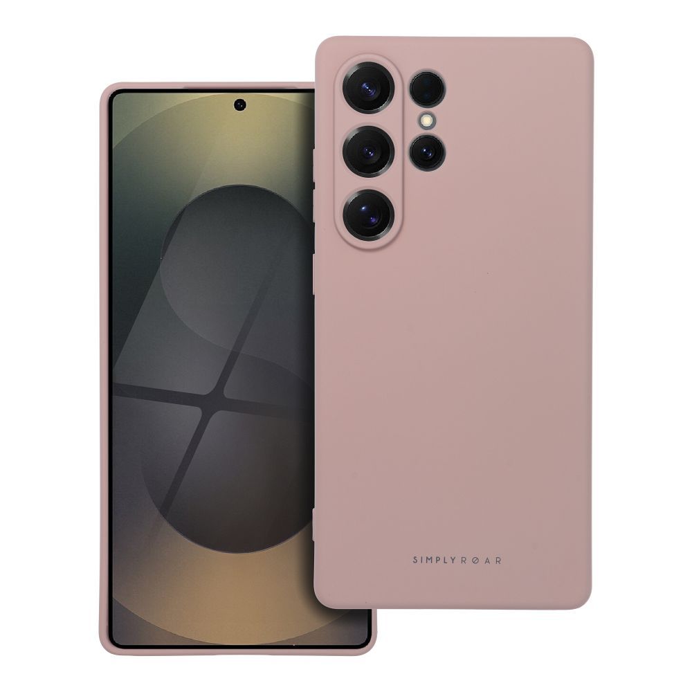 ROAR dėklas telefonui SPACE – Samsung S25 Ultra, rožinis