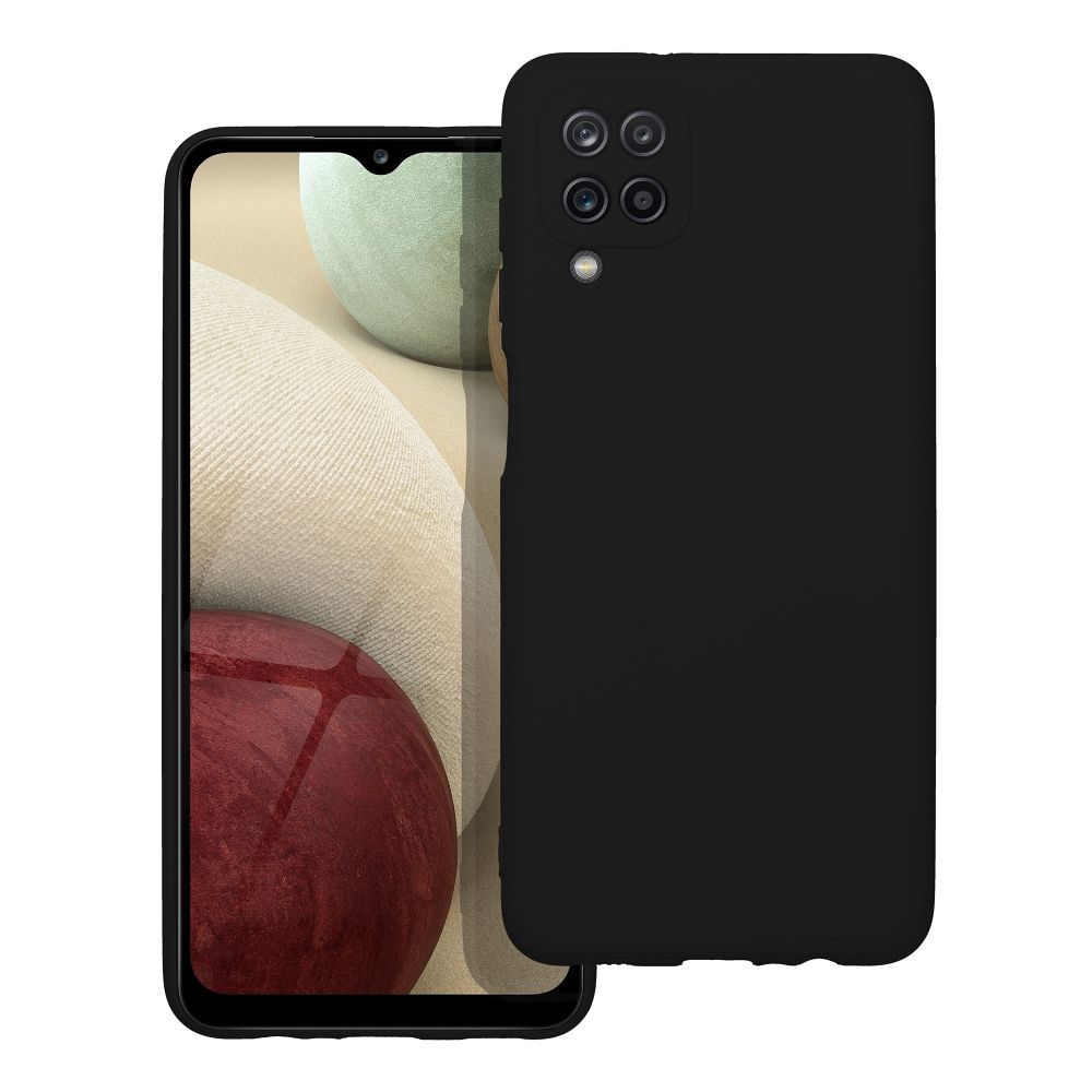 Silikoninis dėklas telefonui SAMSUNG A12 juodas