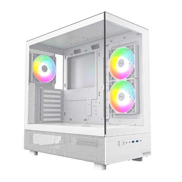 Kompiuterio korpusas Montech XR ATX MidiTower baltas