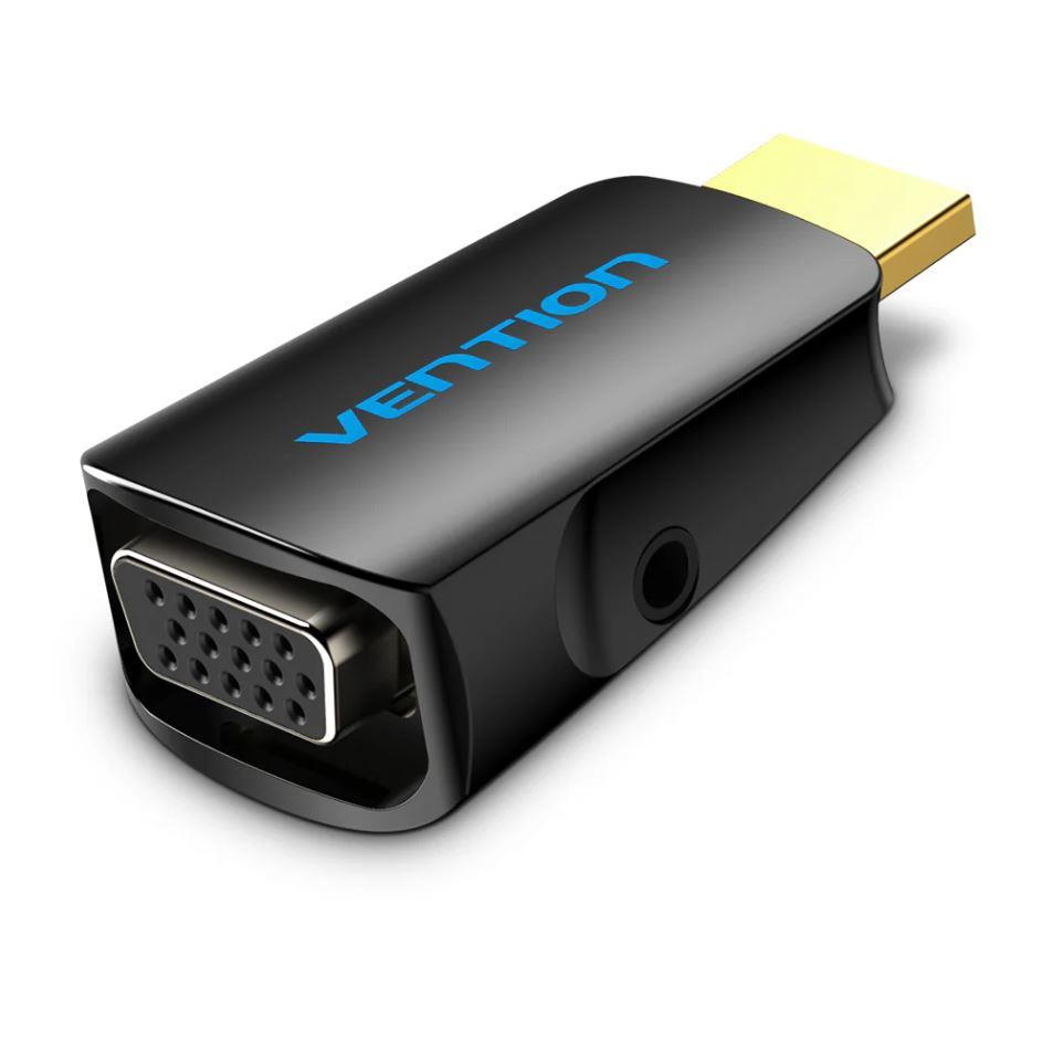 Adapteris HDMI į VGA Vention AIDB0 su 3.5mm garso jungtimi