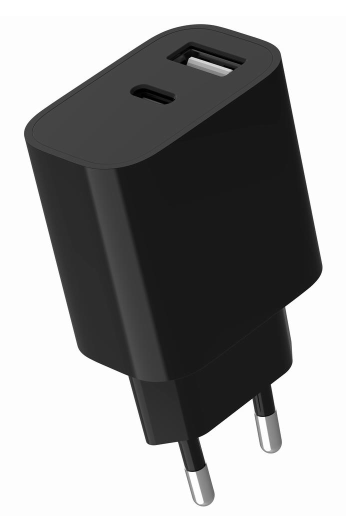 Gembird universalus USB įkroviklis 2 prievadai juodas TA-UC-2AC12-01-BK