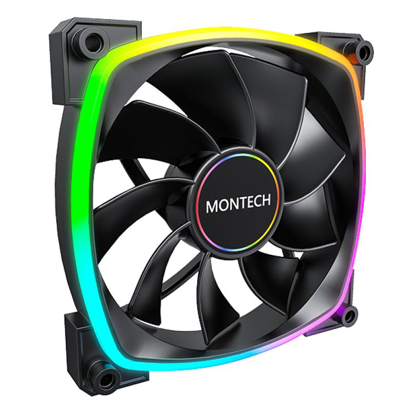 Montech korpuso ventiliatorius 140mm RX140 PWM juodas