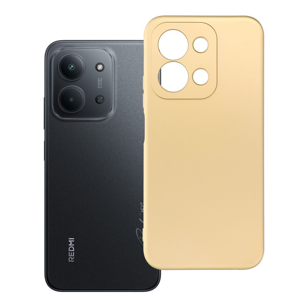 METALLIC dėklas XIAOMI Redmi 15C - auksinė