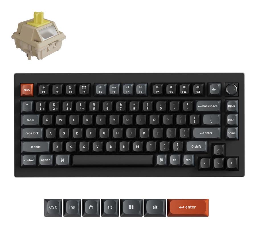 Belaidė klaviatūra KEYCHRON V1 Ultra juoda