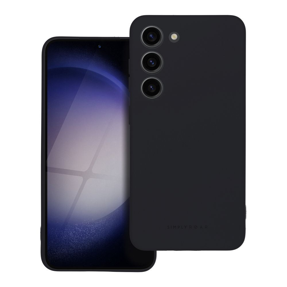 ROAR dėklas SPACE telefonui SAMSUNG S23, juodas