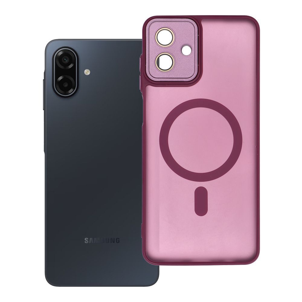 Dėklas telefonui (m) violetinis su MagSafe suderinamas SAMSUNG A07