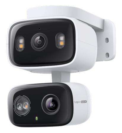 Belaidė IP kamera TP-Link Tapo C246D, 3MP, dviguba, PTZ, lauko, balta, IP65