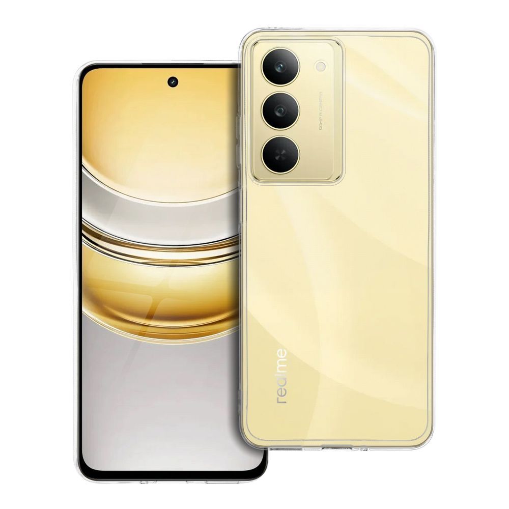 Skaidrus dėklas 2 mm REALME 14X / V60 PRO (apsauga kamerai) skaidrus