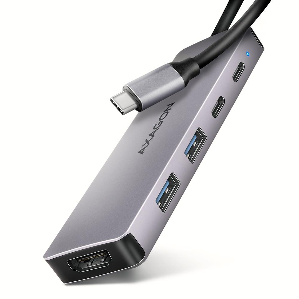 I/O ŠAKOTUVAS USB-C 5IN1/0.15M HMC-5H60 AXAGON