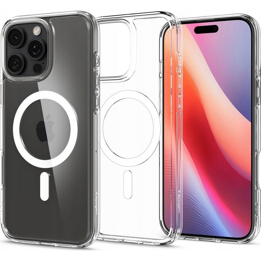 Spigen Ultra Hybrid Mag dėklas su MagSafe iPhone 16 Pro - balta