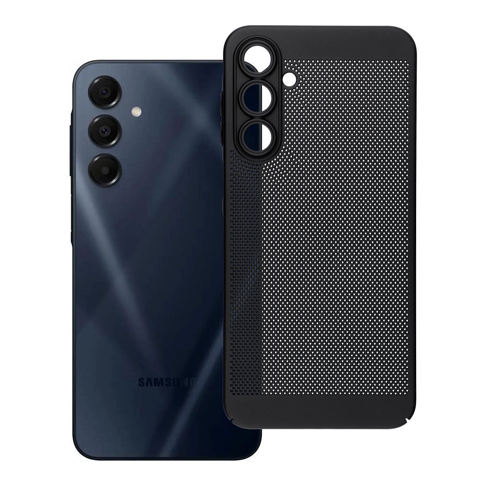 BREEZY dėklas telefonui SAMSUNG A16 5G / A16 4G juodas