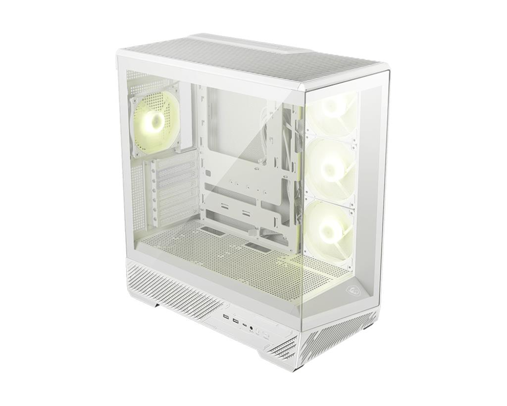 MSI MAG PANO 130R PZ WHITE Midi Tower kompiuterio korpusas