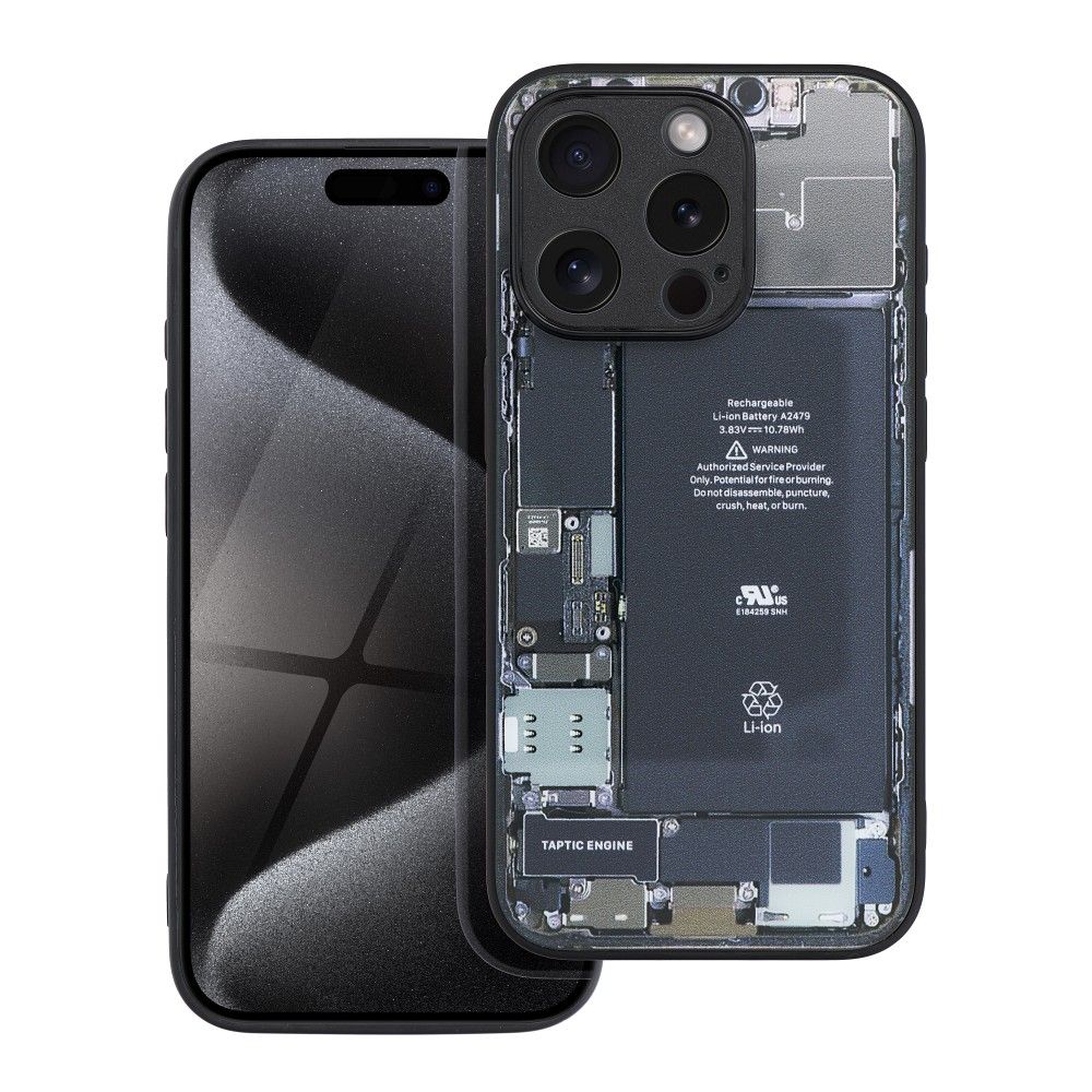 TECH dėklas telefonui IPHONE 15 Pro dizainas 2