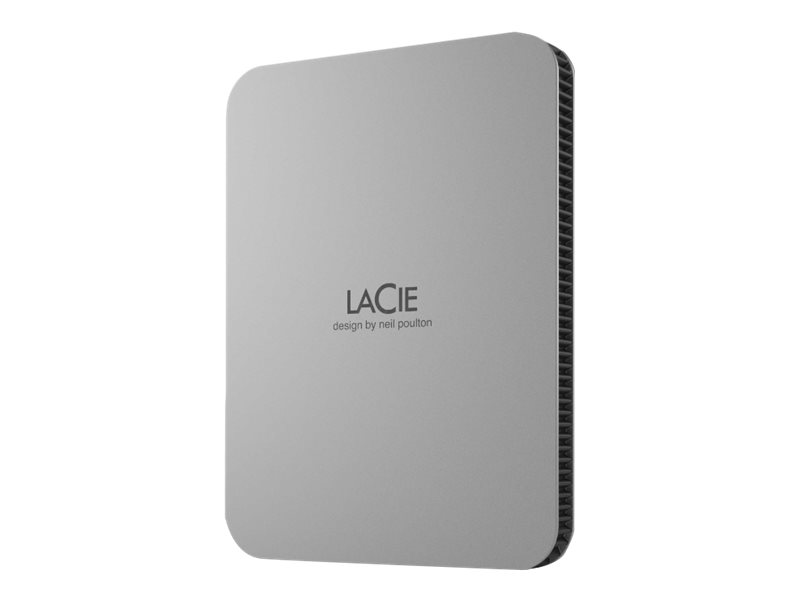 LACIE Mobilus Nešiojamas HDD 2TB USB sidabrinis