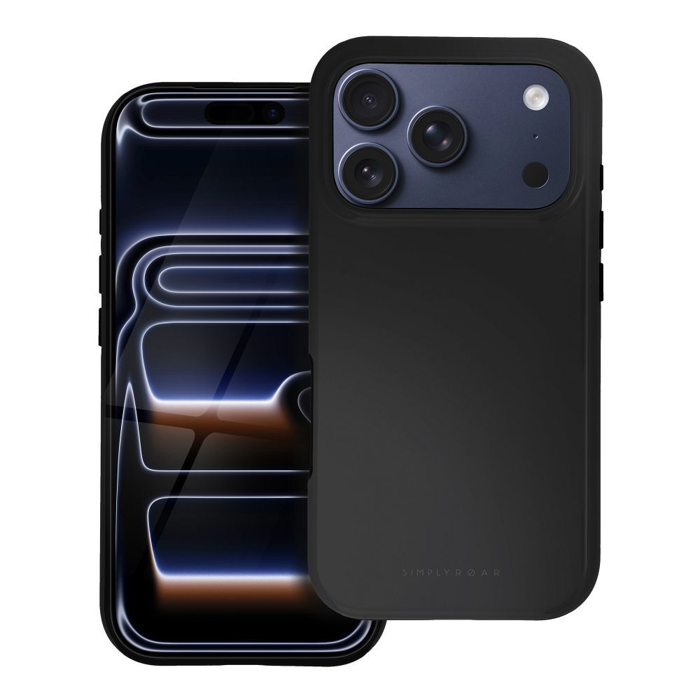 ROAR dėklas RAINBOW BUMPER IPHONE 17 Air juodas