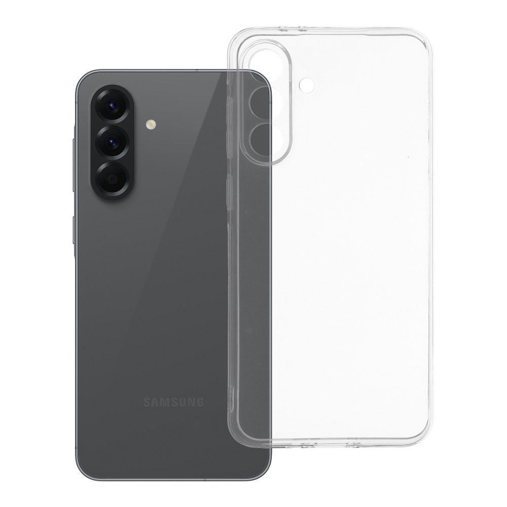 Skaidrus 2 mm dėklas telefonui SAMSUNG A56 5G (su kameros apsauga) permatomas