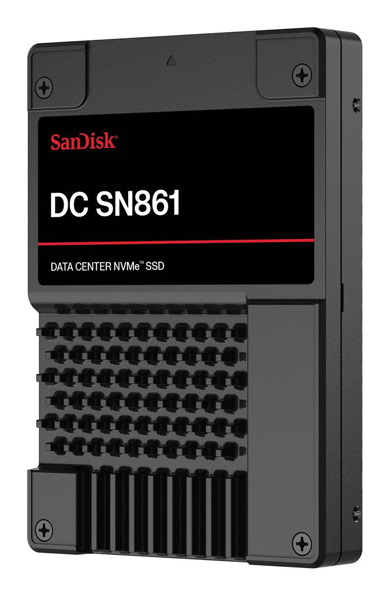 SSD diskas SANDISK DC SN861 1920 GB PCI Express 5.0 NVMe rašymas 3600 MB/s skaitymas 13700 MB/s U.2