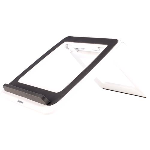 Fellowes I-Spire Quick Lift nešiojamojo kompiuterio stovas baltas iki 17"